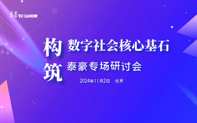 泰豪专场|构筑数字社会核心基石